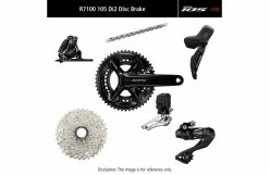 Groupe Vélo Route SHIMANO 105 DI2 R7100 12V