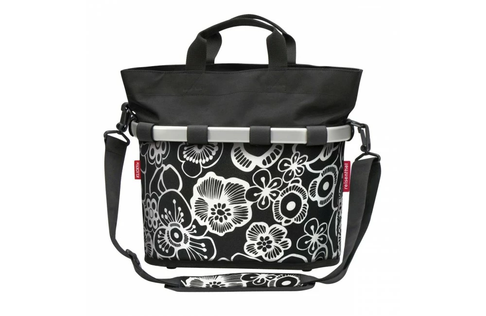 KLICKFIX Reisenthel Panier-sacoche Avant Bikebasket OVAL S Fleurs