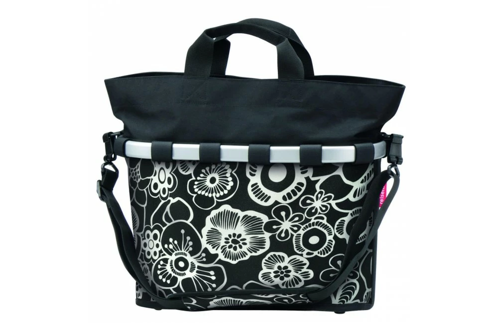 KLICKFIX Reisenthel Sacoche Latérale Bikebasket OVAL M Fleurs