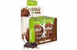 OVERSTIMS Pack 16 Cookies Protéinés Bio Double Chocolat