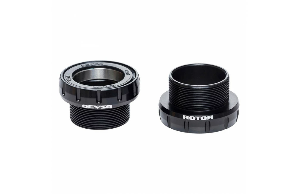 ROTOR Boitier De Pédalier Route BSA30 Noir Acier