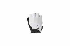 SPECIALIZED Gants Vélo Courts Body Geometry Dual-Gel Blanc