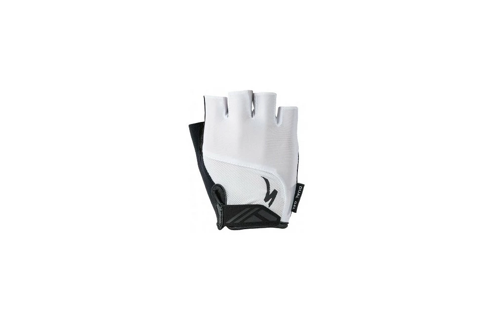 SPECIALIZED Gants Vélo Courts Body Geometry Dual-Gel Blanc